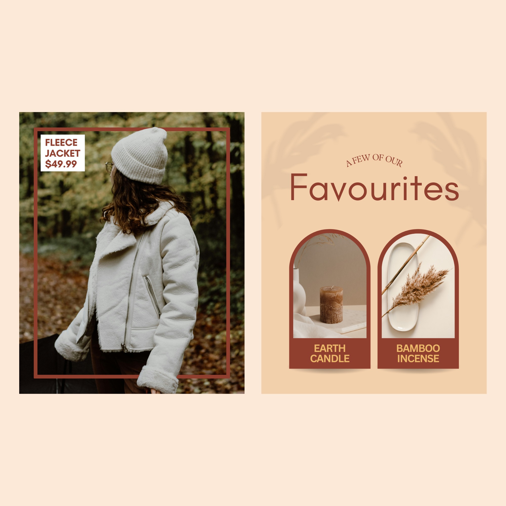 Small Business Instagram Template | Editable Posts | Earthy Autumn Brand | Editable Insta Feed Pack - Thumbnail 6