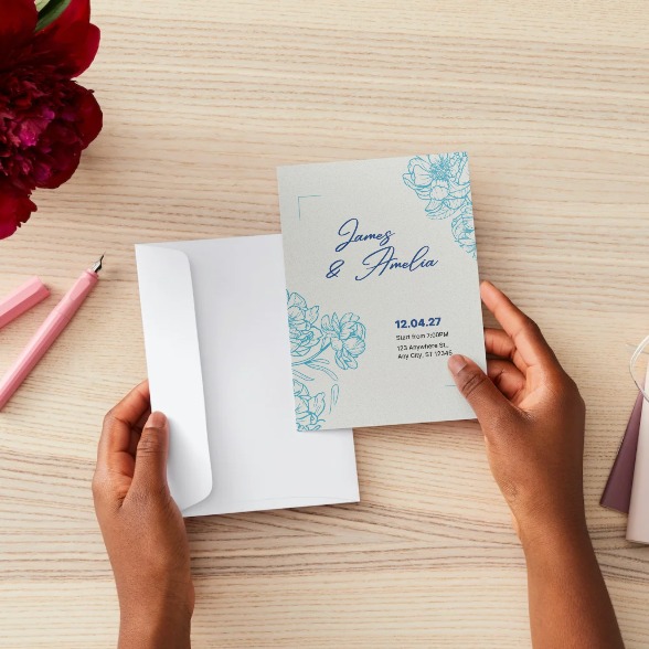 Editable Floral Event Invitation | digital template | Birthday, Wedding, Party - Thumbnail 6