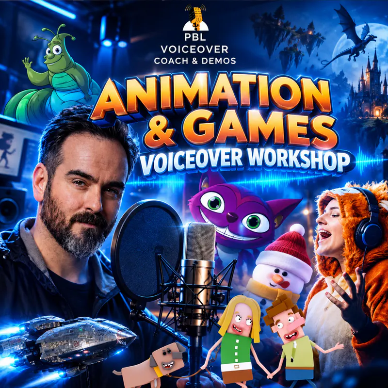 PBL Voiceover Coach presents: Animation & Games Voiceover Workshop 